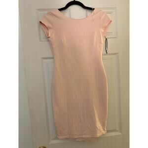 Low Back Pink Dress By Lulus